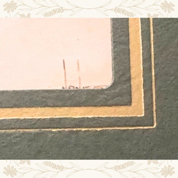 Vintage Mike Nance Wildlife Badger Print - Picture 4 of 4